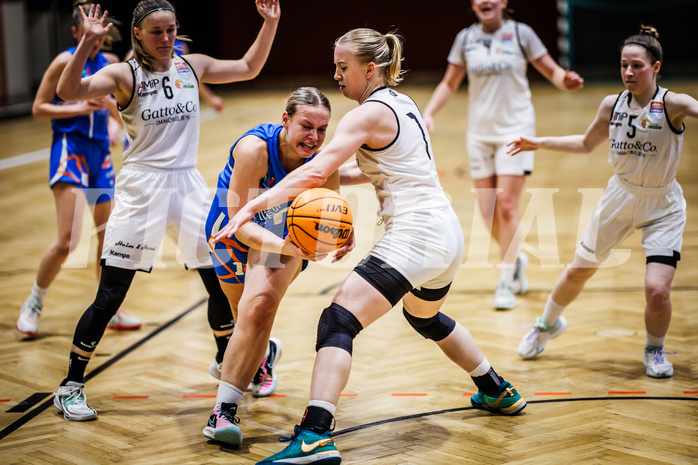 Basketball, Win2Day Basketball Damen Superliga 2023/24, Grunddurchgang 12.Runde, Basket Flames, DBB LZ OÖ, Lejla Pleho (11)