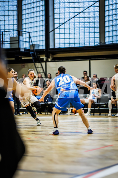 Basketball, Win2Day Basketball Damen Superliga 2023/24, Grunddurchgang 12.Runde, Basket Flames, DBB LZ OÖ, Lena Eichler (6)