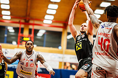 Basketball, win2day Basketball Superliga 2023/24, Grunddurchgang 21.Runde, Traiskirchen Lions, Flyers Wels, Renato Poljak (16)