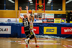 Basketball, win2day Basketball Superliga 2023/24, Grunddurchgang 21.Runde, Traiskirchen Lions, Flyers Wels, Fabricio Vay (11)