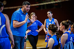Basketball, Win2Day Basketball Damen Superliga 2023/24, Grunddurchgang 12.Runde, Basket Flames, DBB LZ OÖ, Damir Kuranovic (Head Coach)