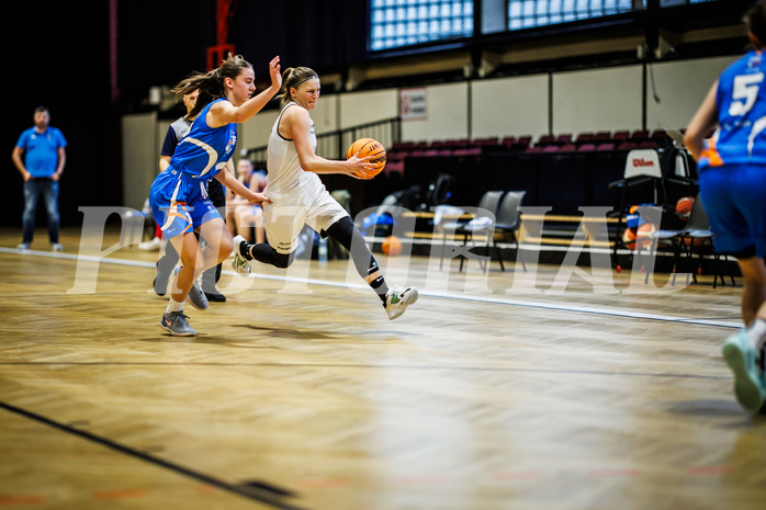 Basketball, Win2Day Basketball Damen Superliga 2023/24, Grunddurchgang 12.Runde, Basket Flames, DBB LZ OÖ, Lena Eichler (6)