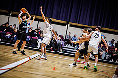 Basketball, Basketball Zweite Liga 2023/24, Grunddurchgang 17.Runde, Basket Flames, Union Deutsch Wagram Alligators, Ognjen Drljaca (6)