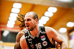 Basketball, win2day Basketball Superliga 2023/24, Grunddurchgang 21.Runde, Traiskirchen Lions, Flyers Wels, Renato Poljak (16)