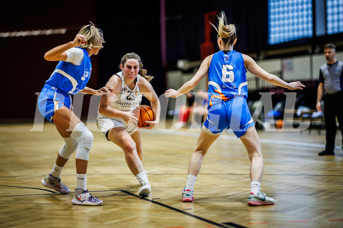 Basketball, Win2Day Basketball Damen Superliga 2023/24, Grunddurchgang 12.Runde, Basket Flames, DBB LZ OÖ, Marlene Kalaydjiev (25)