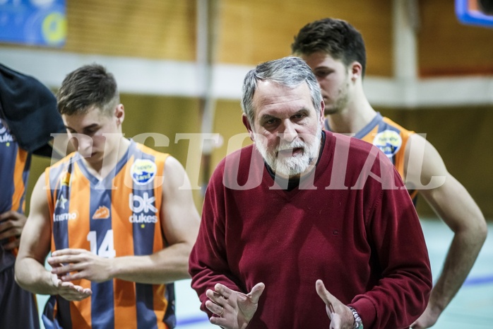 Basketball, ABL 2018/19, CUP Achtelfinale, BBC Nord Dragonz, Klosterneuburg Dukes, Werner Sallomon (Head Coach)