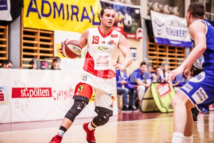 Basketball, ABL 2018/19, CUP Achtelfinale, UBC St. Pölten, Oberwart Gunners, Florian Pöcksteiner (19)