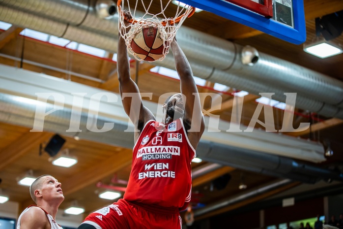 Basketball, Admiral Basketball Superliga 2019/20, Grunddurchgang 2.Runde, Traiskirchen Lions, BC Vienna, Brandon Conley (6)