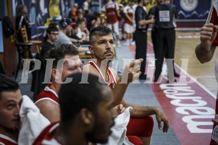 Basketball, Admiral Basketball Superliga 2019/20, Grunddurchgang 2.Runde, Traiskirchen Lions, BC Vienna, Stjepan Stazic (7)