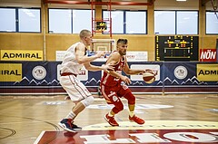 Basketball, Admiral Basketball Superliga 2019/20, Grunddurchgang 2.Runde, Traiskirchen Lions, BC Vienna, Stjepan Stazic (7)