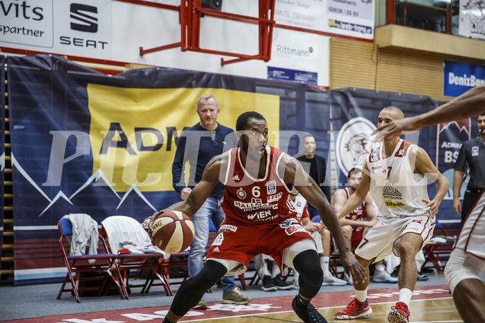 Basketball, Admiral Basketball Superliga 2019/20, Grunddurchgang 2.Runde, Traiskirchen Lions, BC Vienna, Brandon Conley (6)