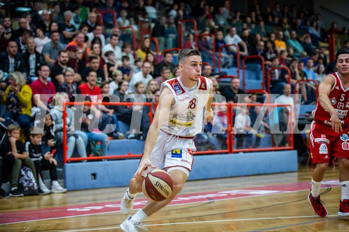 Basketball, Admiral Basketball Superliga 2019/20, Grunddurchgang 2.Runde, Traiskirchen Lions, BC Vienna, Maris Ziedins(18)