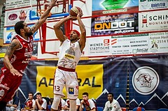 Basketball, Admiral Basketball Superliga 2019/20, Grunddurchgang 2.Runde, Traiskirchen Lions, BC Vienna, Shawn L. Ray (13)