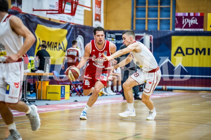 Basketball, Admiral Basketball Superliga 2019/20, Grunddurchgang 2.Runde, Traiskirchen Lions, BC Vienna, Paul Radakovics (9)