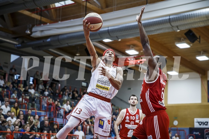 Basketball, Admiral Basketball Superliga 2019/20, Grunddurchgang 2.Runde, Traiskirchen Lions, BC Vienna, Shawn L. Ray (6)
