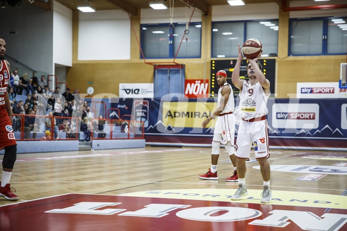 Basketball, Admiral Basketball Superliga 2019/20, Grunddurchgang 2.Runde, Traiskirchen Lions, BC Vienna, Paul Isbetcherian (9)
