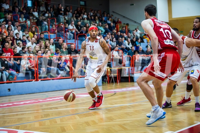 Basketball, Admiral Basketball Superliga 2019/20, Grunddurchgang 2.Runde, Traiskirchen Lions, BC Vienna, Shawn L. Ray (13)