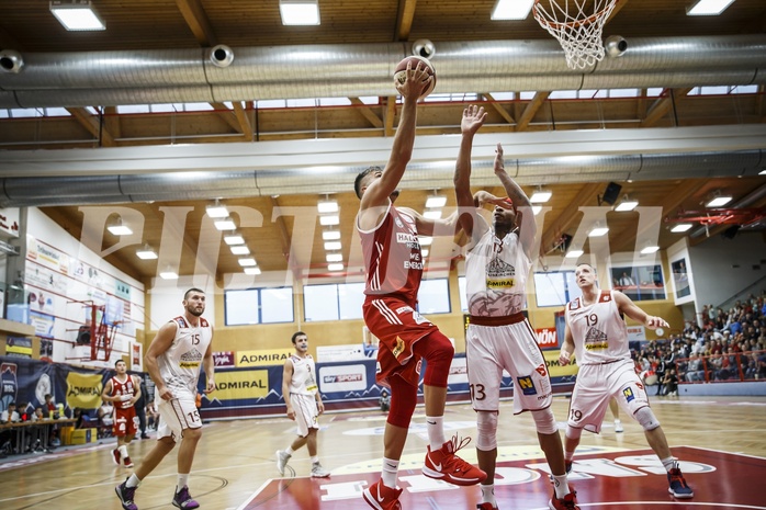 Basketball, Admiral Basketball Superliga 2019/20, Grunddurchgang 2.Runde, Traiskirchen Lions, BC Vienna, Stjepan Stazic (7)