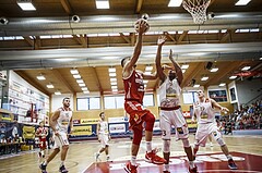 Basketball, Admiral Basketball Superliga 2019/20, Grunddurchgang 2.Runde, Traiskirchen Lions, BC Vienna, Stjepan Stazic (7)