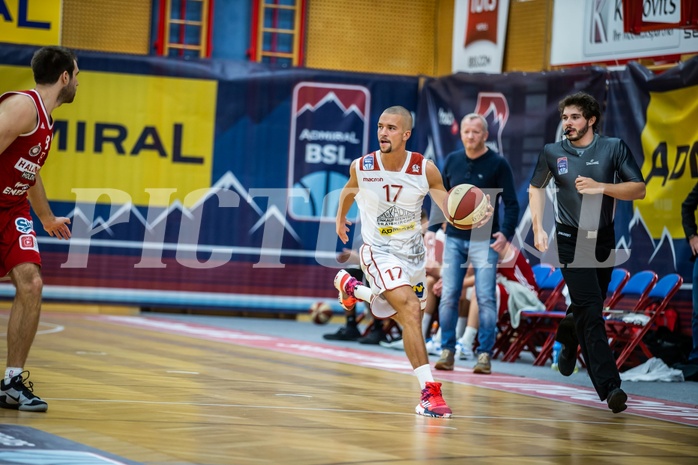 Basketball, Admiral Basketball Superliga 2019/20, Grunddurchgang 2.Runde, Traiskirchen Lions, BC Vienna, Oscar Schmit (17)