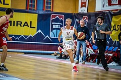 Basketball, Admiral Basketball Superliga 2019/20, Grunddurchgang 2.Runde, Traiskirchen Lions, BC Vienna, Oscar Schmit (17)