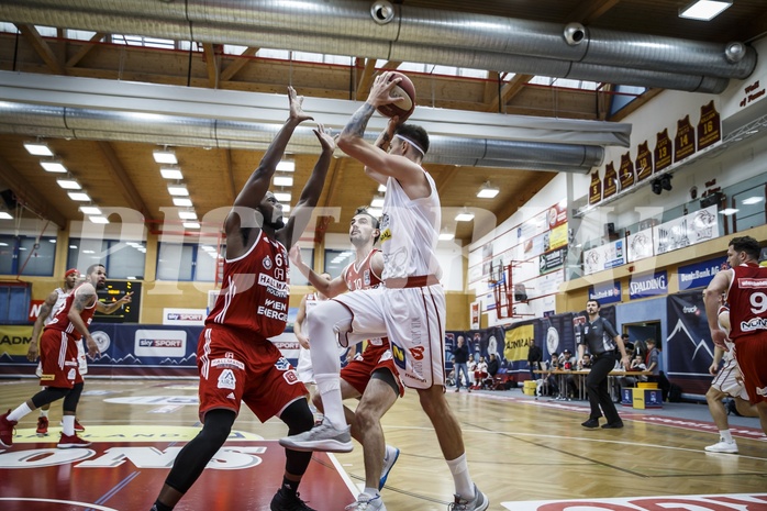 Basketball, Admiral Basketball Superliga 2019/20, Grunddurchgang 2.Runde, Traiskirchen Lions, BC Vienna, Aleksandar Andjelkovic (10)