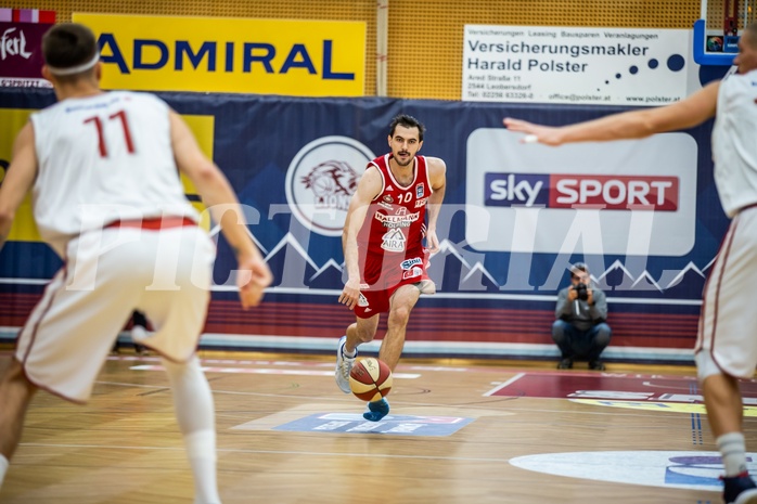 Basketball, Admiral Basketball Superliga 2019/20, Grunddurchgang 2.Runde, Traiskirchen Lions, BC Vienna, Anton Shoutvin (10)