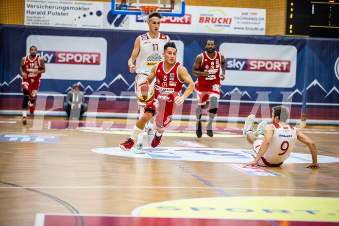 Basketball, Admiral Basketball Superliga 2019/20, Grunddurchgang 2.Runde, Traiskirchen Lions, BC Vienna, Mustafa Hassan Zadeh (5)