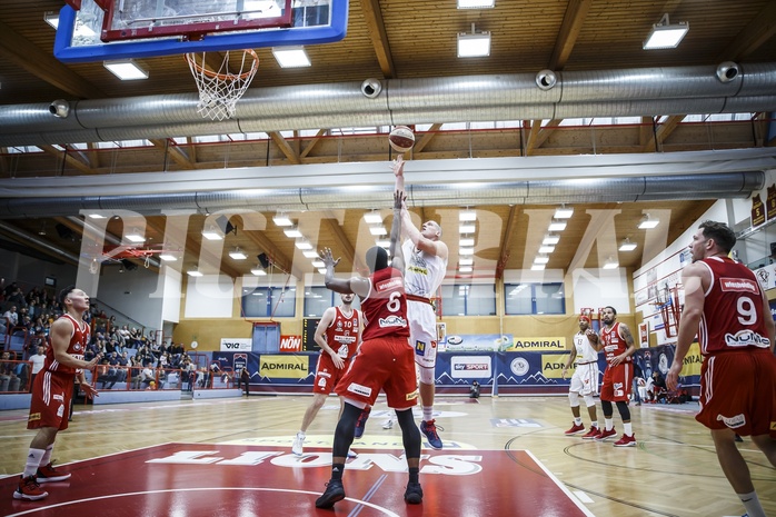 Basketball, Admiral Basketball Superliga 2019/20, Grunddurchgang 2.Runde, Traiskirchen Lions, BC Vienna, Jan Razdevsek (19)