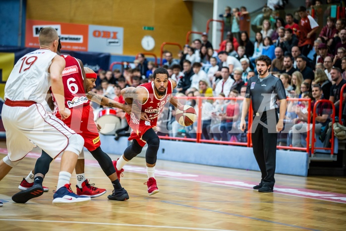 Basketball, Admiral Basketball Superliga 2019/20, Grunddurchgang 2.Runde, Traiskirchen Lions, BC Vienna, Jason Detrick (19)