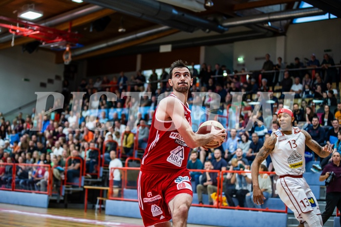 Basketball, Admiral Basketball Superliga 2019/20, Grunddurchgang 2.Runde, Traiskirchen Lions, BC Vienna, Anton Shoutvin (10)