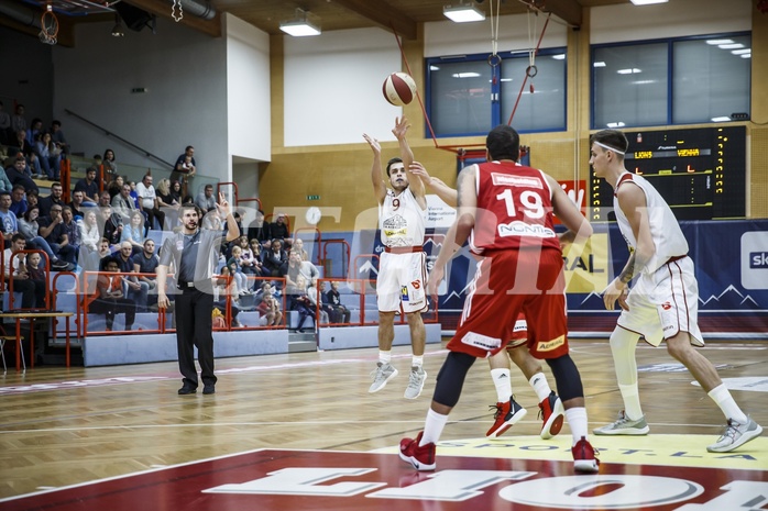 Basketball, Admiral Basketball Superliga 2019/20, Grunddurchgang 2.Runde, Traiskirchen Lions, BC Vienna, Paul Isbetcherian (9)