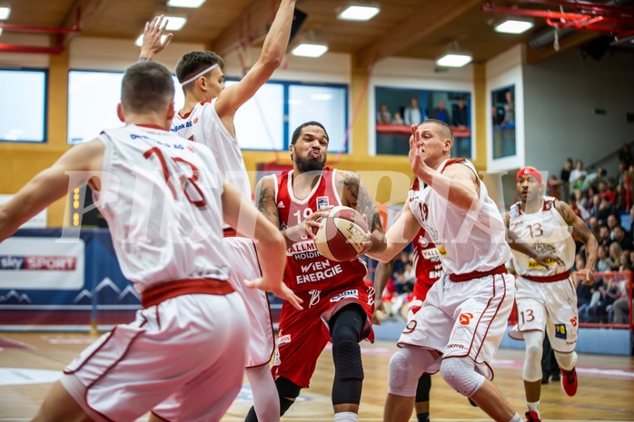 Basketball, Admiral Basketball Superliga 2019/20, Grunddurchgang 2.Runde, Traiskirchen Lions, BC Vienna, Jason Detrick (19)