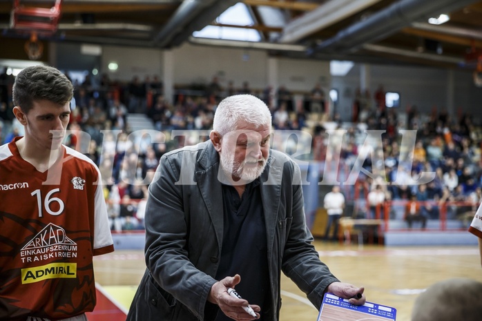 Basketball, Admiral Basketball Superliga 2019/20, Grunddurchgang 2.Runde, Traiskirchen Lions, BC Vienna, Zoran Kostic (Head Coach)