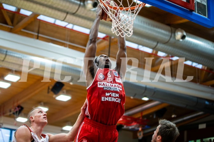 Basketball, Admiral Basketball Superliga 2019/20, Grunddurchgang 2.Runde, Traiskirchen Lions, BC Vienna, Brandon Conley (6)