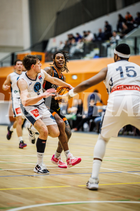 Basketball, Win2Day Superliga 2023/24, 1. Qualifikationsrunde, Vienna Timberwolves, Fürstenfeld Panthers, Joe Hampton (9)