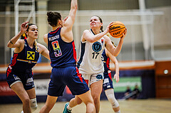 Basketball, Win2Day Basketball Damen Superliga 2023/24, Grunddurchgang 14.Runde, Vienna Timberwolves, SKN St. Pölten, Antonia Dumancic (17)