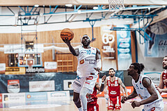 Basketball, Basketball Superliga 2023/24, Qualifikationsrunde 1., Oberwart Gunners, BC Vienna, Munis Tutu (10)