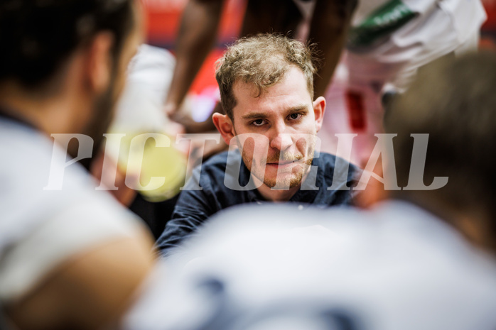 Basketball, Win2Day Superliga 2023/24, 1. Qualifikationsrunde, Vienna Timberwolves, Fürstenfeld Panthers, Justin Schlünken (Head Coach)
