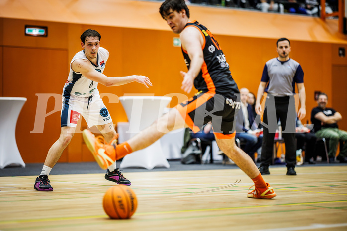 Basketball, Win2Day Superliga 2023/24, 1. Qualifikationsrunde, Vienna Timberwolves, Fürstenfeld Panthers, Ivor Kuresevic (44)