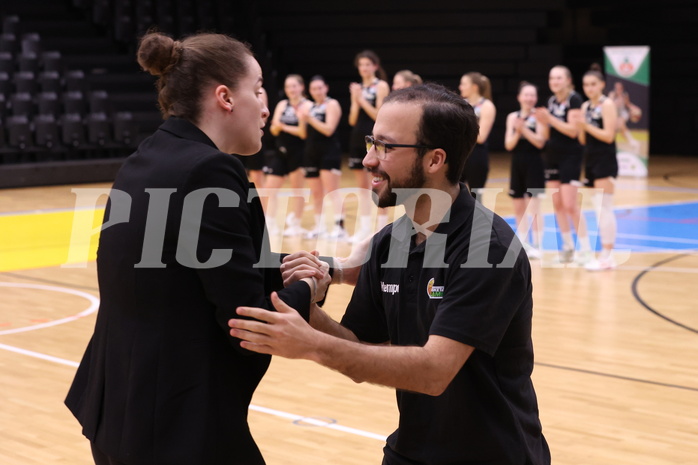 02.03.2024, Graz, Raiffeisen Sportpark, Basketball Damen Superliga 2023/24, Grunddurchgang 14.Runde, UBI Holding Graz - Basket Flames Women ,  