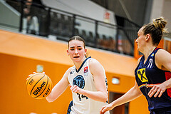 Basketball, Win2Day Basketball Damen Superliga 2023/24, Grunddurchgang 14.Runde, Vienna Timberwolves, SKN St. Pölten, Melanie Fischer (14)
