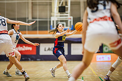 Basketball, Win2Day Basketball Damen Superliga 2023/24, Grunddurchgang 14.Runde, Vienna Timberwolves, SKN St. Pölten, Maria Kolyandrova (3)