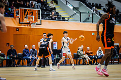Basketball, Win2Day Superliga 2023/24, 1. Qualifikationsrunde, Vienna Timberwolves, Fürstenfeld Panthers, Jakob Konzet (5)
