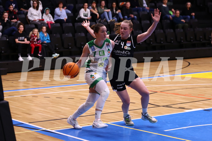 02.03.2024, Graz, Raiffeisen Sportpark, Basketball Damen Superliga 2023/24, Grunddurchgang 14.Runde, UBI Holding Graz - Basket Flames Women ,  