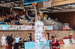 Basketball, Basketball Superliga 2023/24, Qualifikationsrunde 1., Oberwart Gunners, BC Vienna, Jonathan Knessl (12), Demarkus Stuckey Jr. (42)