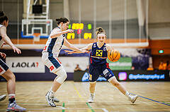 Basketball, Win2Day Basketball Damen Superliga 2023/24, Grunddurchgang 14.Runde, Vienna Timberwolves, SKN St. Pölten, Valentina Mayrhofer (16)