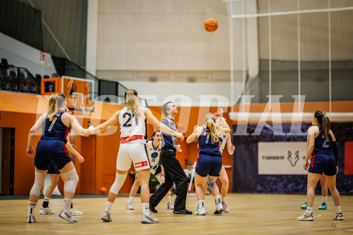 Basketball, Win2Day Basketball Damen Superliga 2023/24, Grunddurchgang 14.Runde, Vienna Timberwolves, SKN St. Pölten, Bettina Kunz (71)