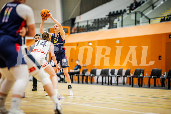 Basketball, Win2Day Basketball Damen Superliga 2023/24, Grunddurchgang 14.Runde, Vienna Timberwolves, SKN St. Pölten, Michaela Wildbacher (9)