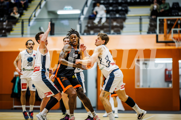 Basketball, Win2Day Superliga 2023/24, 1. Qualifikationsrunde, Vienna Timberwolves, Fürstenfeld Panthers, Joe Hampton (9)